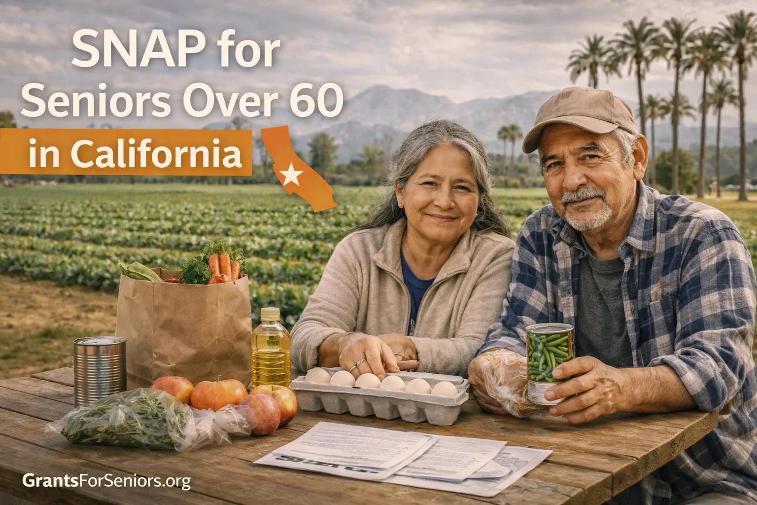 SNAP for Seniors Over 60 in California