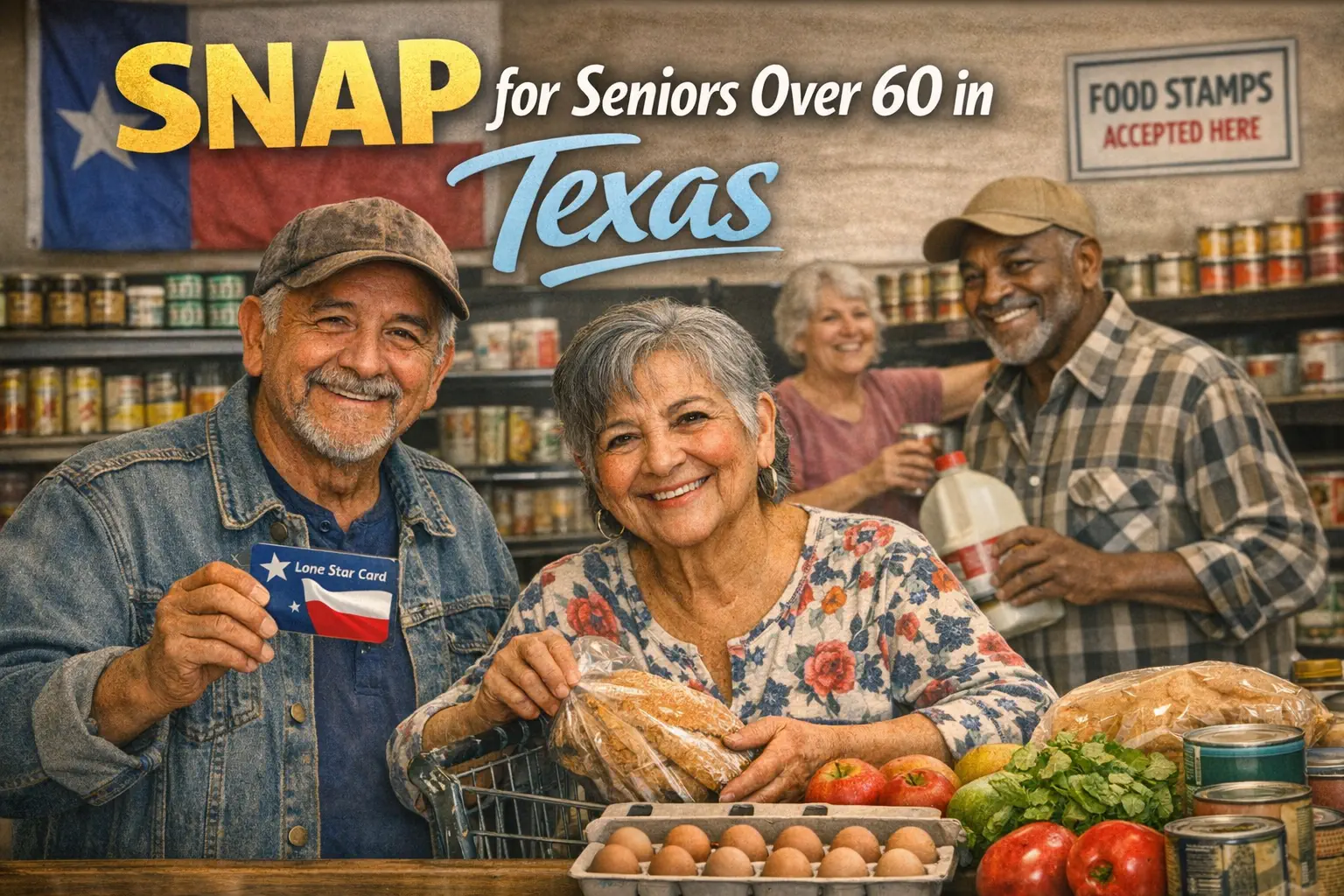 SNAP for Seniors Over 60 in Texas