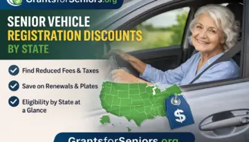 Senior Vehicle Registration Discounts and Tag Reductions by State