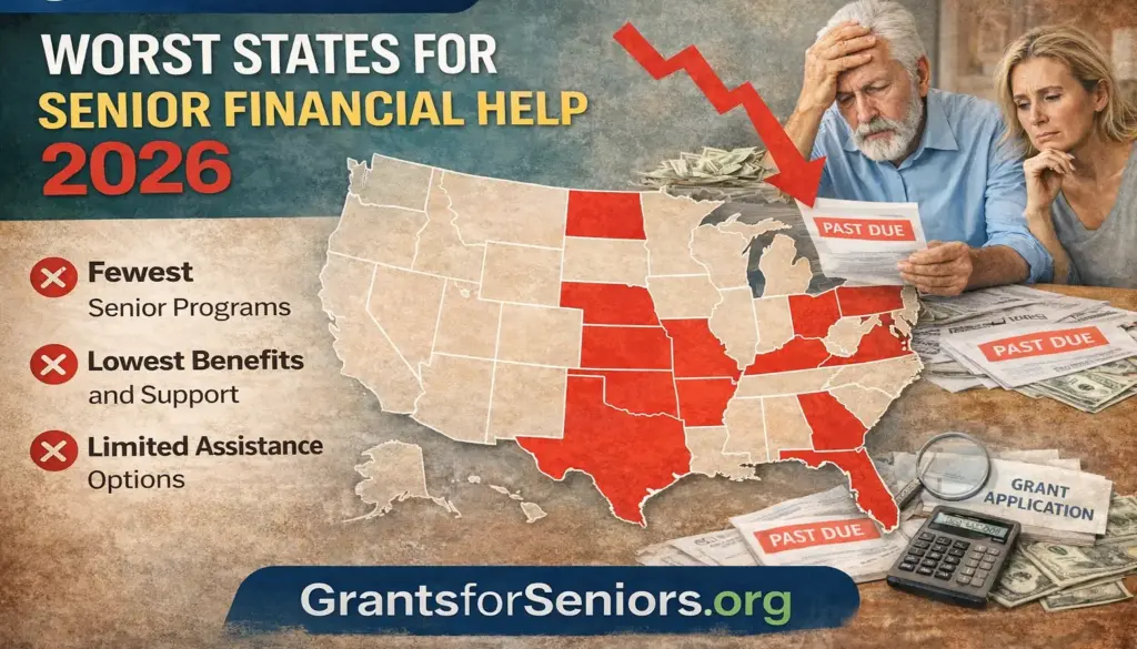 Worst States for Senior Financial Help
