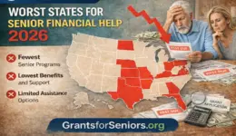 Worst States for Senior Financial Help